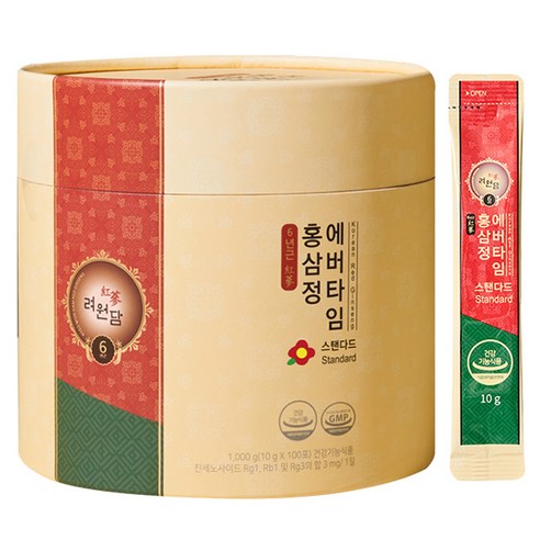려원담 6년근 홍삼정 에버타임 스탠다드 스틱
