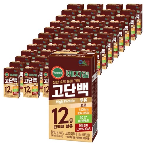 베지밀 고단백 두유 초코