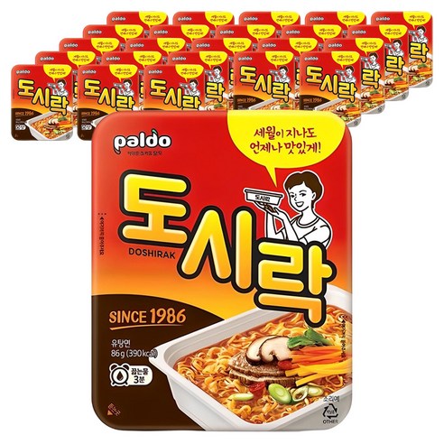 팔도도시락 컵라면 86g