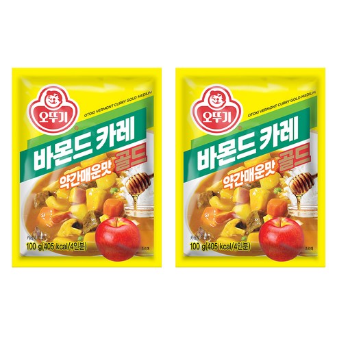 오뚜기 바몬드 카레 골드 약간매운맛