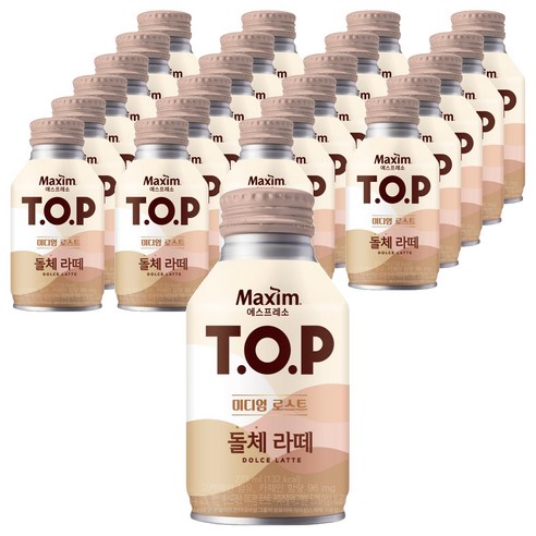 티오피 미디엄 로스트 돌체 라떼, 275ml, 24개