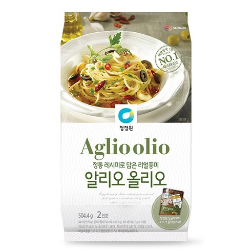 청정원 알리오 올리오 오일파스타