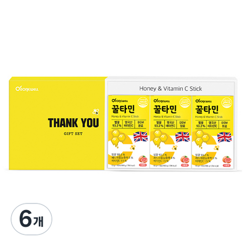 로니웰 꿀타민 10p + 쇼핑백, 6개, 100g