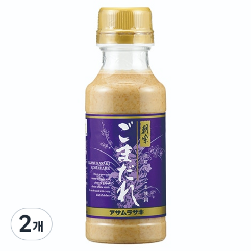 아사무라사키 참깨소스, 250g, 2개