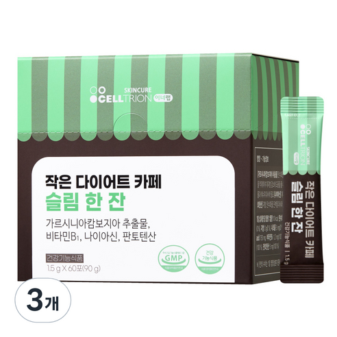 이너랩 작은 다이어트 카페 슬림 한 잔 60p, 90g, 3개