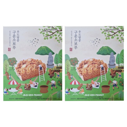 초코텍 제주 구운 소보루 우도땅콩 6p