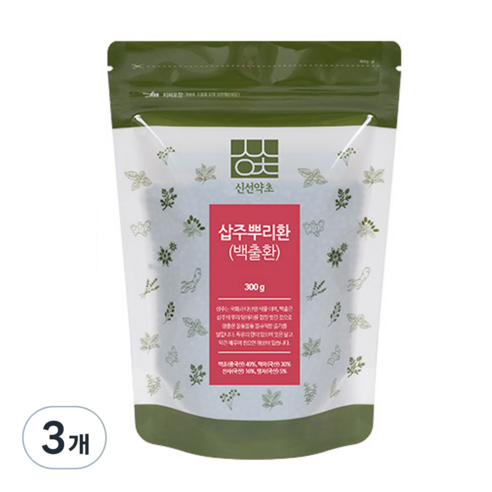 신선약초 삽주뿌리환, 300g, 3개