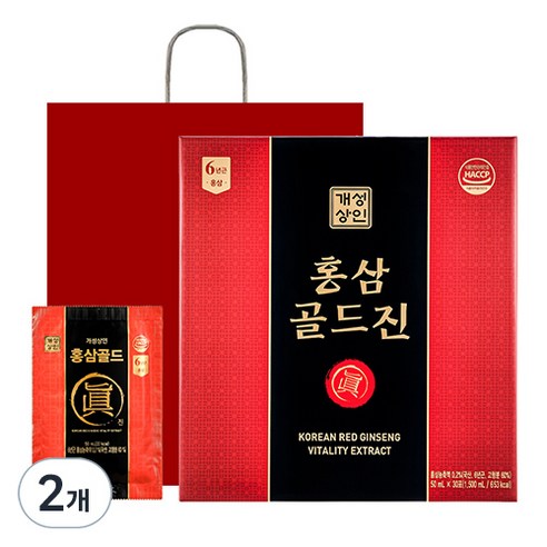 개성상인 홍삼골드진, 30회분, 2개