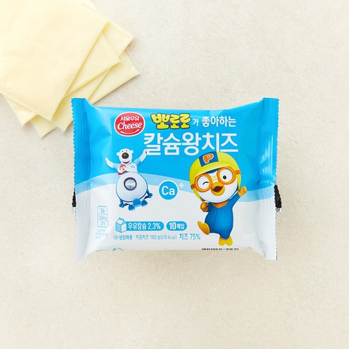 서울우유 뽀로로 칼슘왕 치즈 180g