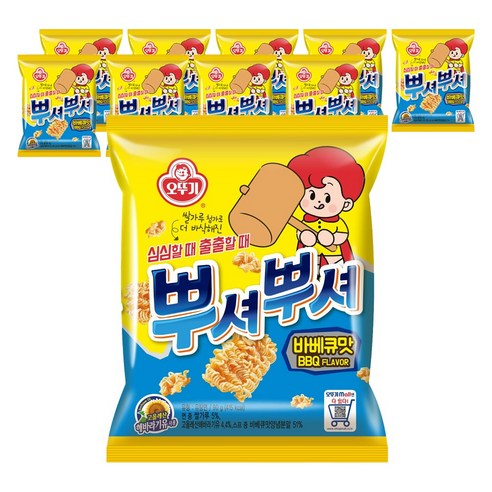 오뚜기 뿌셔뿌셔 바베큐맛