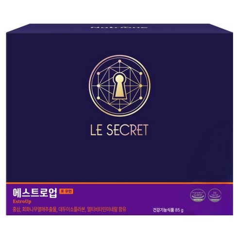 르시크릿 에스트로업 영양제, 100정, 1개