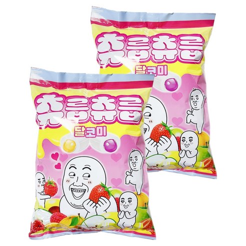 츄릅츄릅 달코미 소프트 츄잉 과일맛 6종 캔디