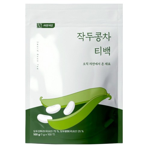 자연지인 작두콩차 삼각티백