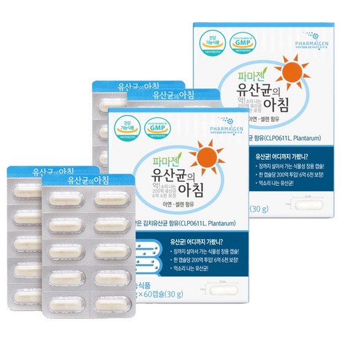 파마젠 유산균의 아침