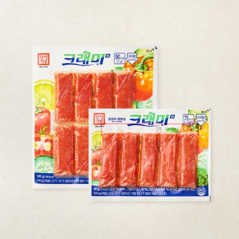 잘게 찢어 올리기 쉬운 맛살로, 차가운 면요리에 부드러운 단맛과 포만감을 더해줍니다. - 1