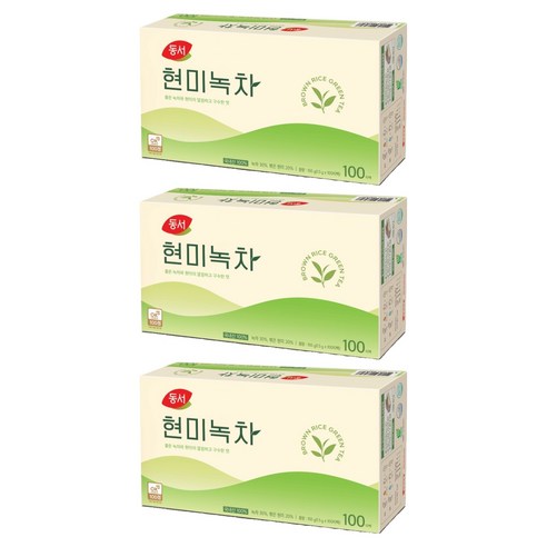동서 현미녹차 티백