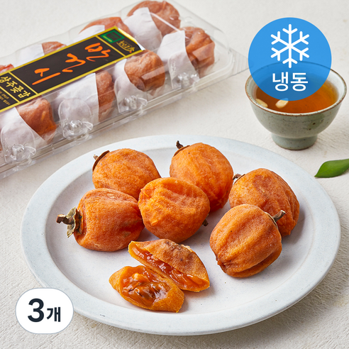 [로켓프레시] 지리적 인증 상주반건시 (냉동), 3개, 350g(10입)