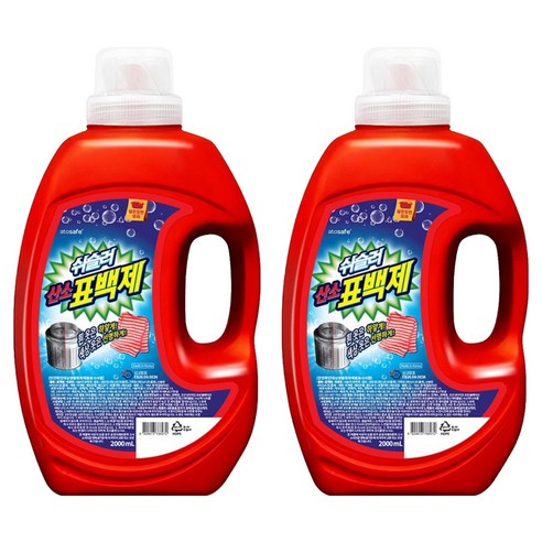 쉬슬러 산소 액체형 표백제, 2L, 1개입, 2개