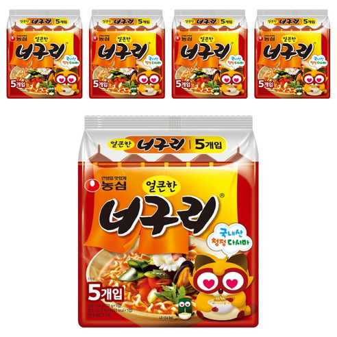 농심 얼큰한 너구리 120g