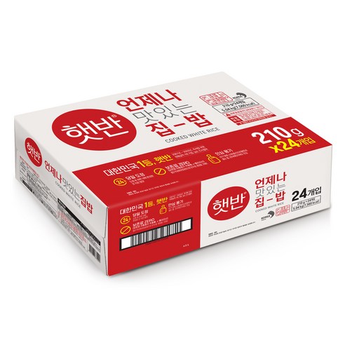 국만 끓여도 바로 한 끼가 되도록 곁들이기 쉬운 기본 백미 즉석밥입니다. - 1