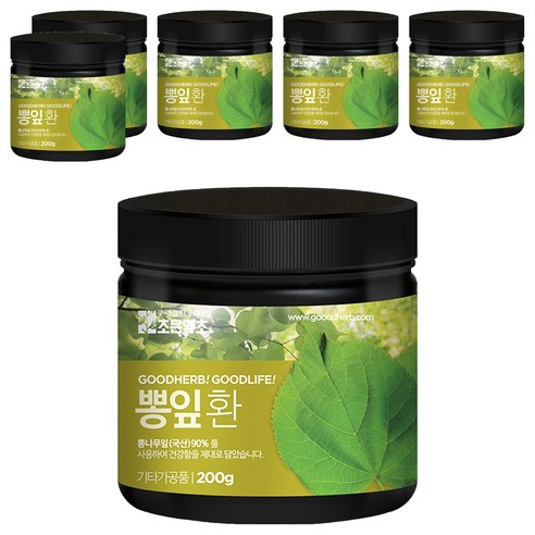 조은약초 프리미엄 뽕잎환, 6개, 200g