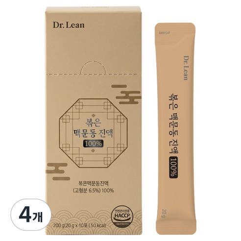 닥터린 볶은 맥문동 진액 100% 10p, 200g, 4개