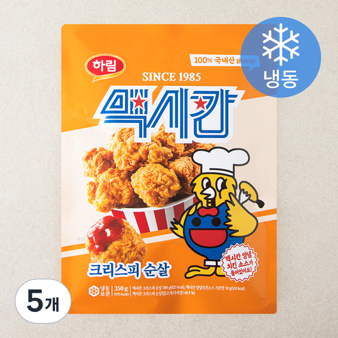[로켓프레시] 맥시칸 크리스피 순살 (냉동), 350g, 5개