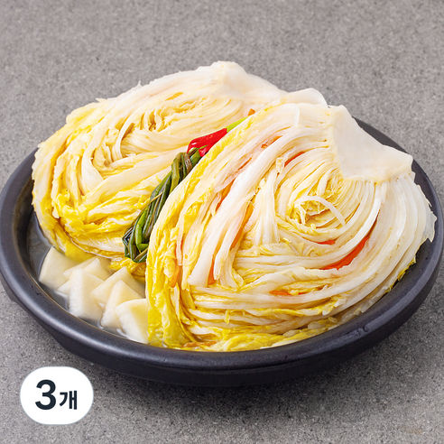 진경 백김치, 4.5kg, 3개