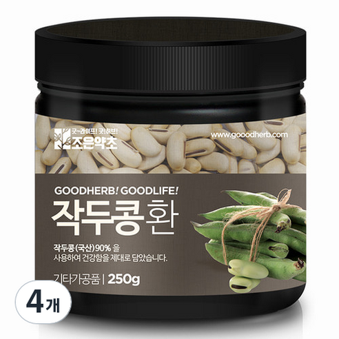 조은약초 프리미엄 작두콩환, 4개, 250g