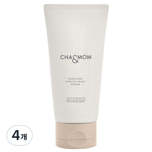 차앤맘 마크제로 튼살 크림, 150ml, 4개