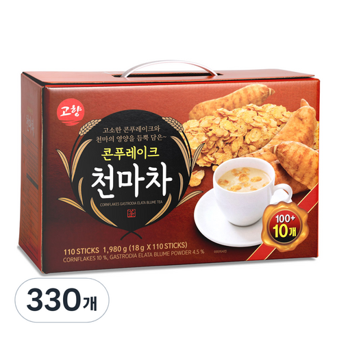 고향 콘푸레이크 천마차, 18g, 110개입, 3개
