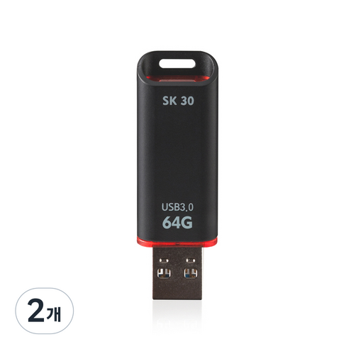액센 SK30 USB 3.0, 64GB, 2개