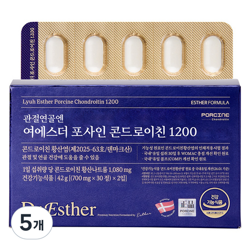 에스더포뮬러 관절연골엔 여에스더 포사인 콘드로이친 1200 42g