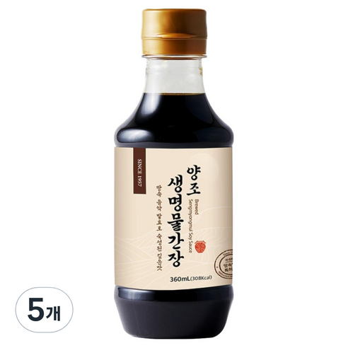 신앙촌 양조 생명물 간장