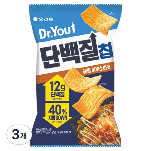 닥터유 단백질바 오리온 단백질칩 해물야끼소바맛