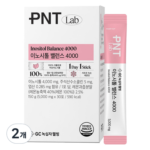 GC녹십자웰빙 PNT 이노시톨 밸런스 4000 30p