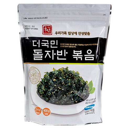 더국민 돌자반 볶음