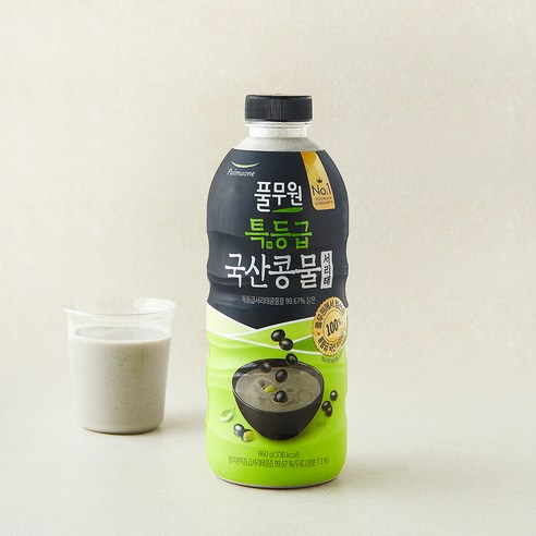 [로켓프레시] 풀무원 특등급 국산콩물 서리태 두유