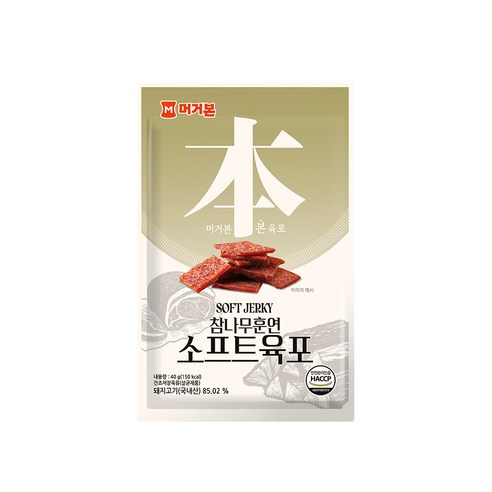 참나무훈연 소프트육포, 40g, 1개