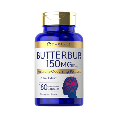 Carlyle 칼라일 버터버 머위 페타시테스 히브리두스 Butterbur Petasites hybridus 150 mg 180 캡슐