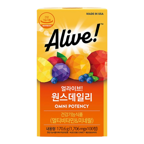 얼라이브 원스 데일리 멀티비타민
