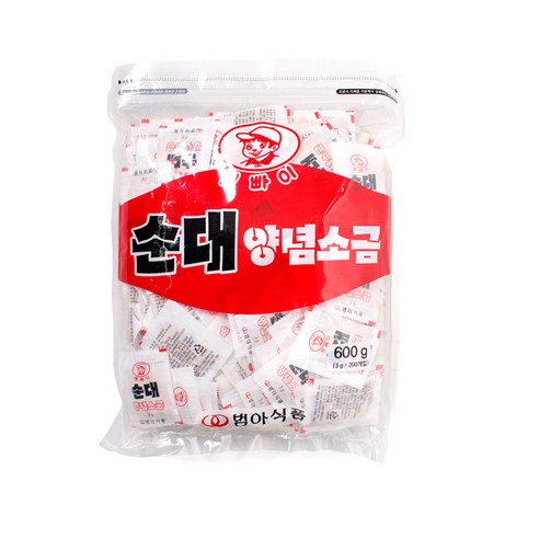 범아 순대 양념소금 (3g 200개) 600g 1봉 배달 포장용, 200개, 3g