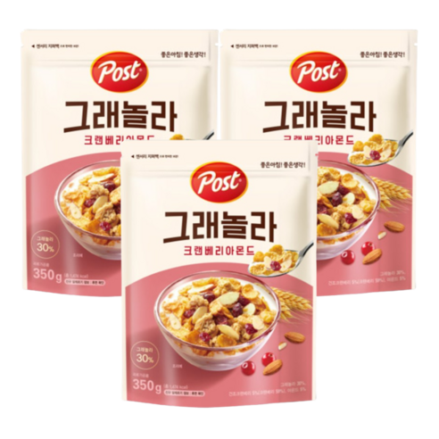 포스트 그래놀라 크랜베리 아몬드 시리얼