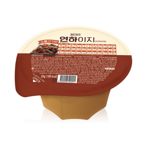 메디푸드 연하이지 소불고기맛 83g x 50개