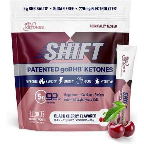 스포츠 운동 음료 믹스 파우더 Real Ketones 리얼 케톤스 BHB 외부 케톤 팩트 키토 전해질 무설탕 4가지 주요 단식 전해질과 수분 공급 특허받은 30개입 1세트 다양