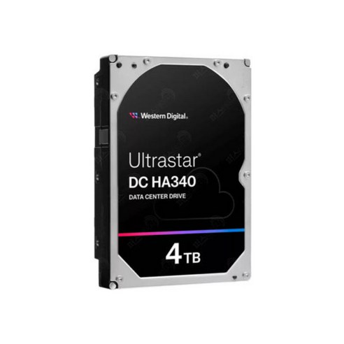WD 웨스턴디지털 Ultrastar 4TB DC HA340 WUS721204BLE6L4 (3.5HDD/ SATA3/ 7200rpm/ 256MB/PMR) 5년 보증, WD Ultrastar 4TB, 4TB