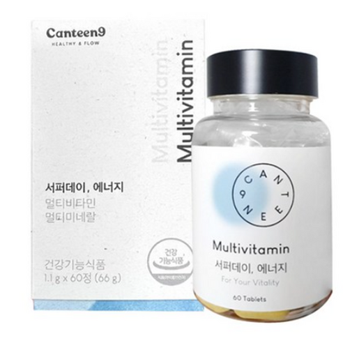 서퍼데이 에너지 30일분(1Bottle) 활력증진 종합비타민 비타민B군8종