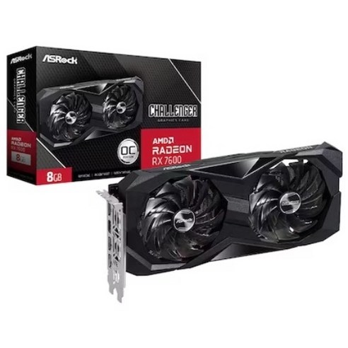 ASRock 라데온 RX 7600 CHALLENGER OC D6 8GB 대원씨티에스