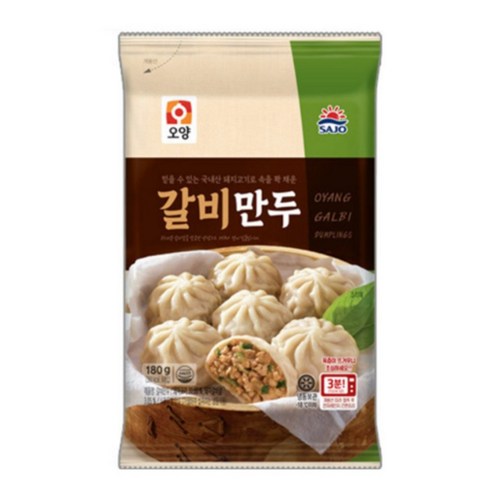 사조오양 육즙가득 갈비만두 180gx10봉