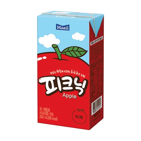 원하프피크닉(사과)200mlx6입/매일총알배송, 200ml, 6개